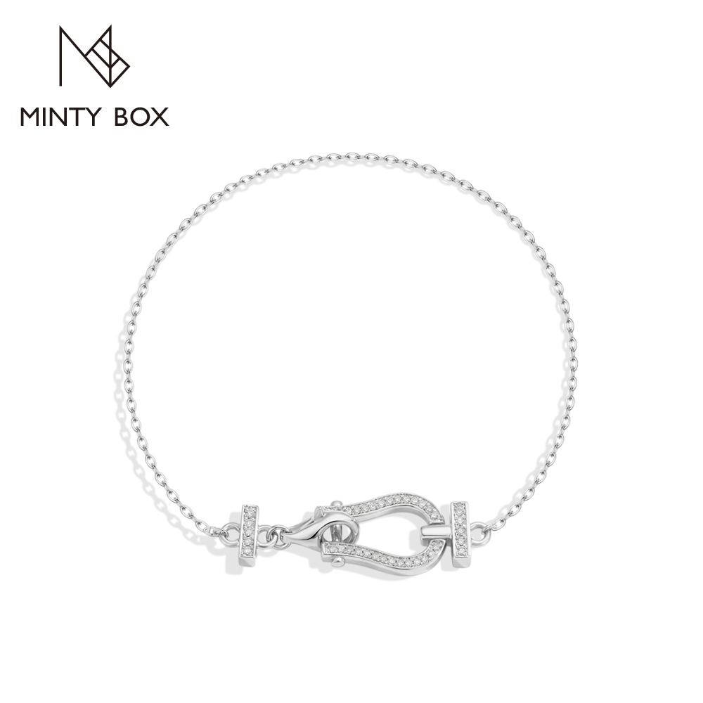 Horseshoe Game Set - MINTYBOX Horseshoe Clasp Pave Moissanite Bracelets