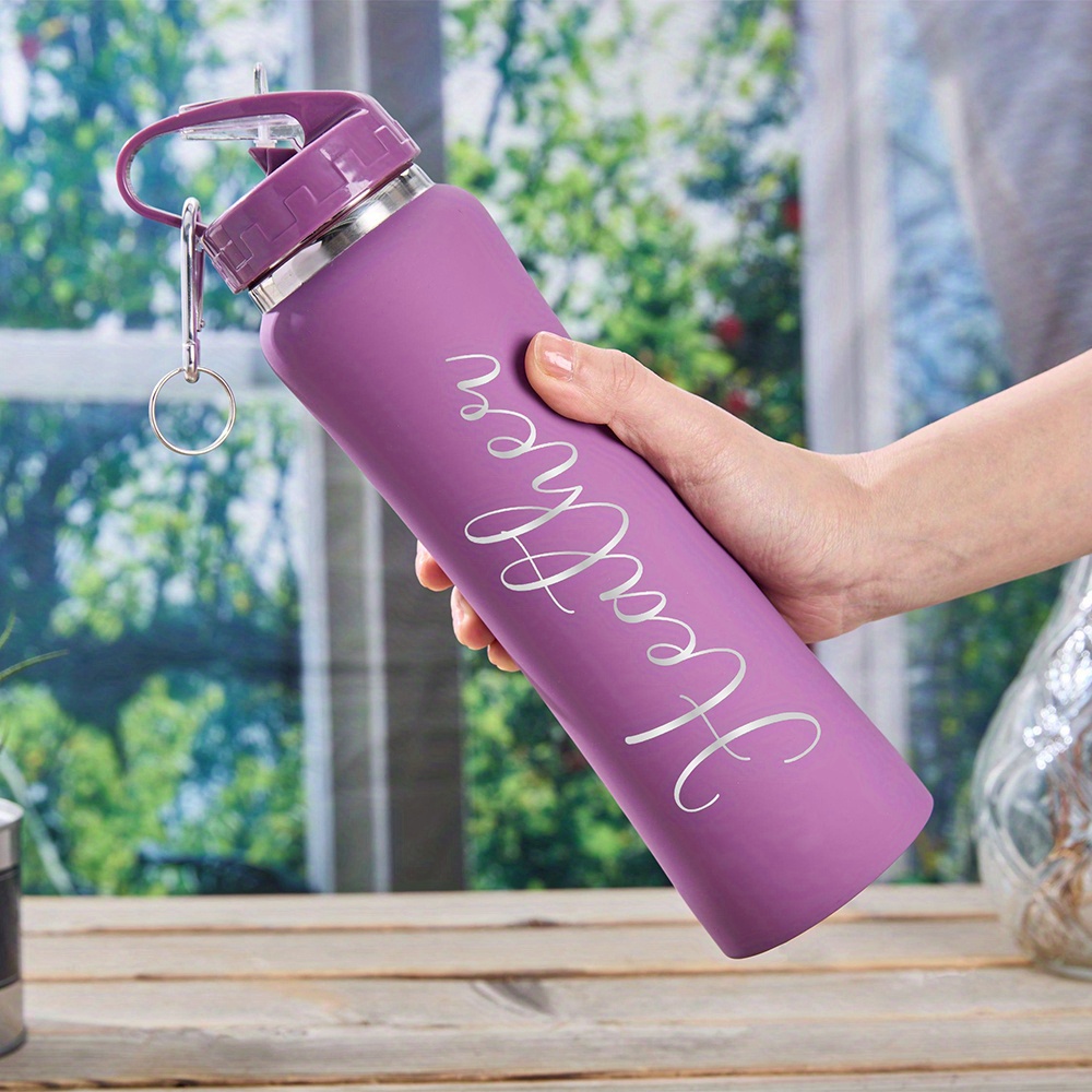 Name Sports Equipment - Personalized Customization Name: Stainless Steel Water