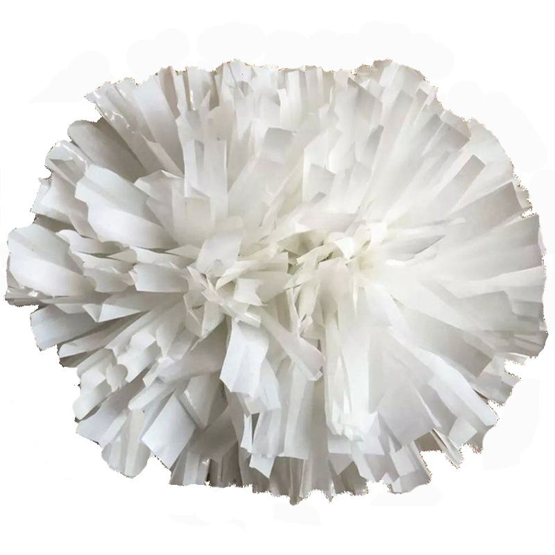Cheerleading Pom Pom - 2Pcs, Wenhan Sports White Cheerleading Pompoms,