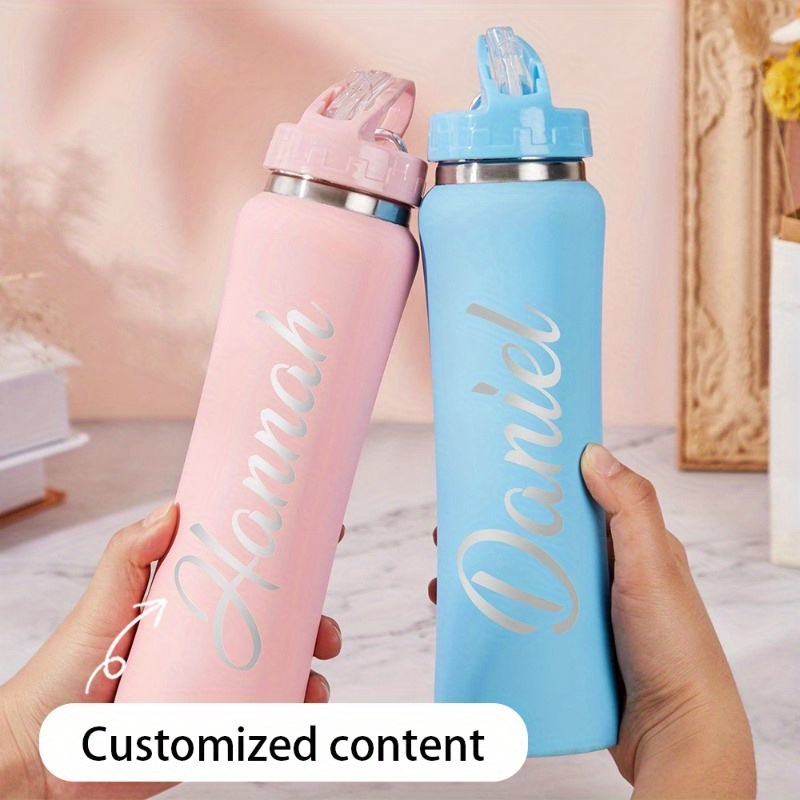 Name Sports Equipment - Custom Engraved Name Stainless Steel Water