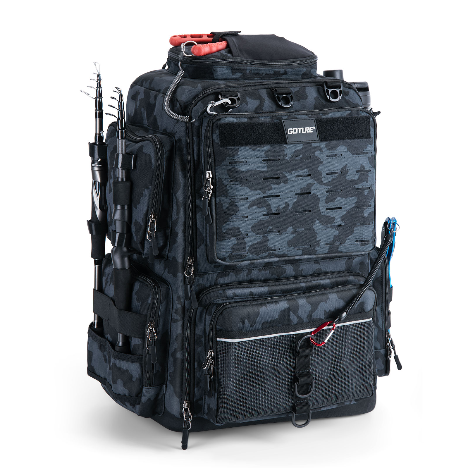 Sports Equipment Outdoor Storage - Goture 55*36*28cm Multifunctional Fishing Backpack Tackle
