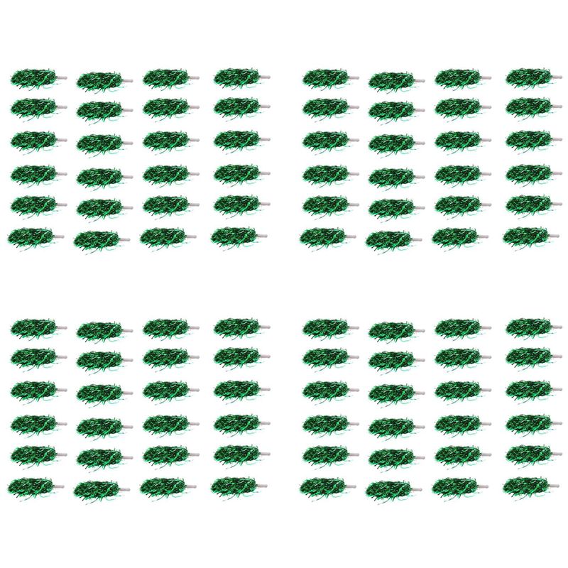 Cheerleading Pom Pom - A89E-96Pcs Cheerleading Pom Poms Metallic Foil