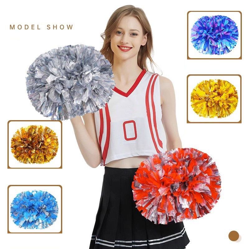 2pcs Cheerleading Pom Poms Gam - Cheerleading Pom Pom ulasan dan harga