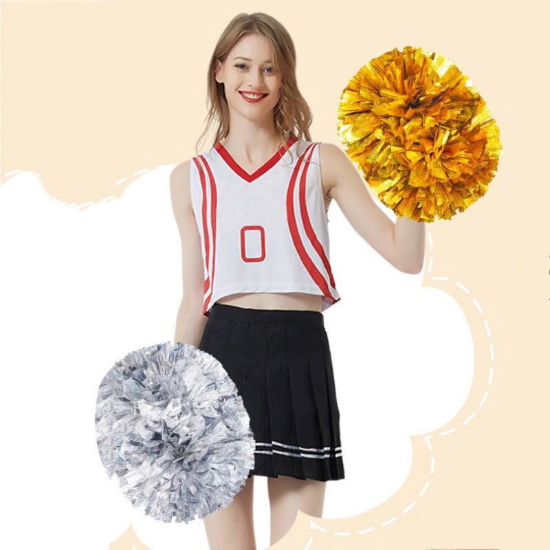 2pcs Cheerleading Pom Poms Gam - Cheerleading Pom Pom ulasan dan harga