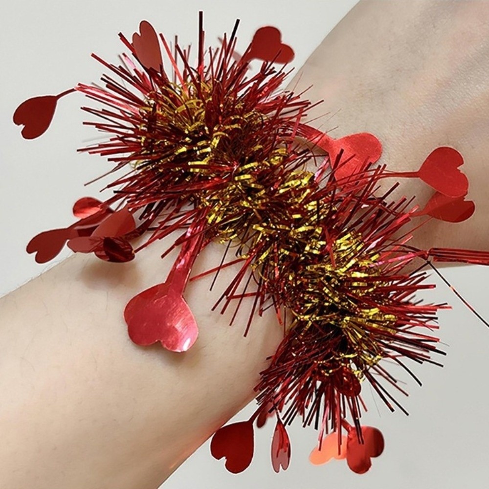 10pcs Wrist Decor Colorful Met - Cheerleading Pom Pom ulasan dan harga