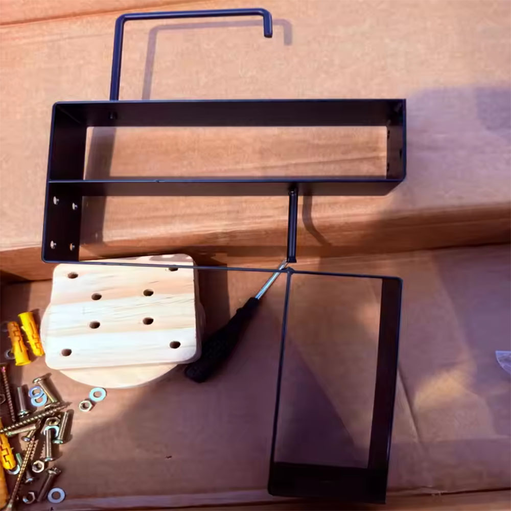 Wood Motorcycle Helmet Holder  - Sports Equipment Organizer Rack ulasan dan harga