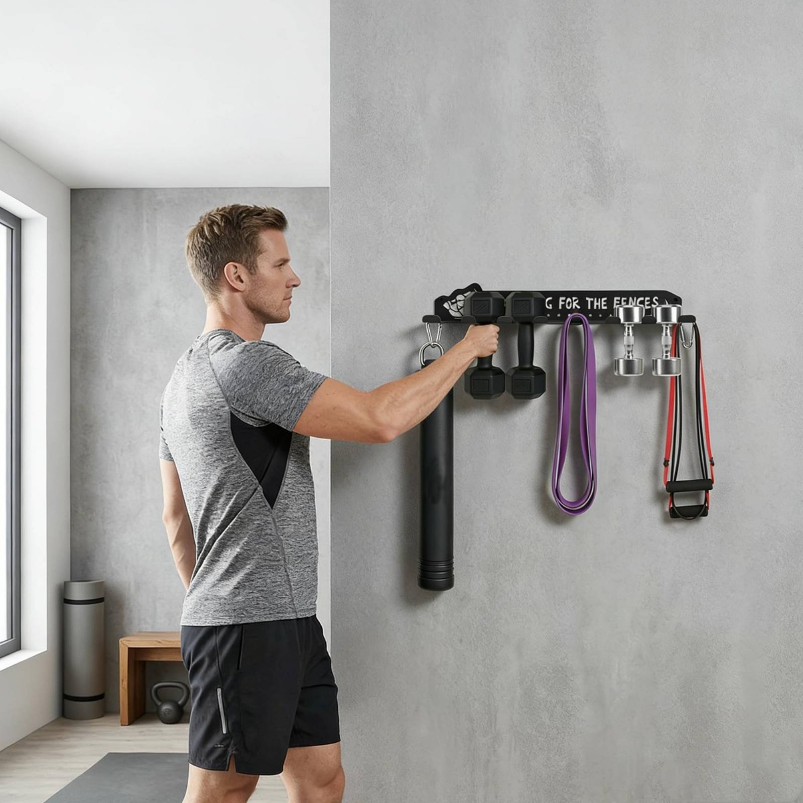 8 Hook Sports Equipment Rack H - Sports Equipment With A ulasan dan harga
