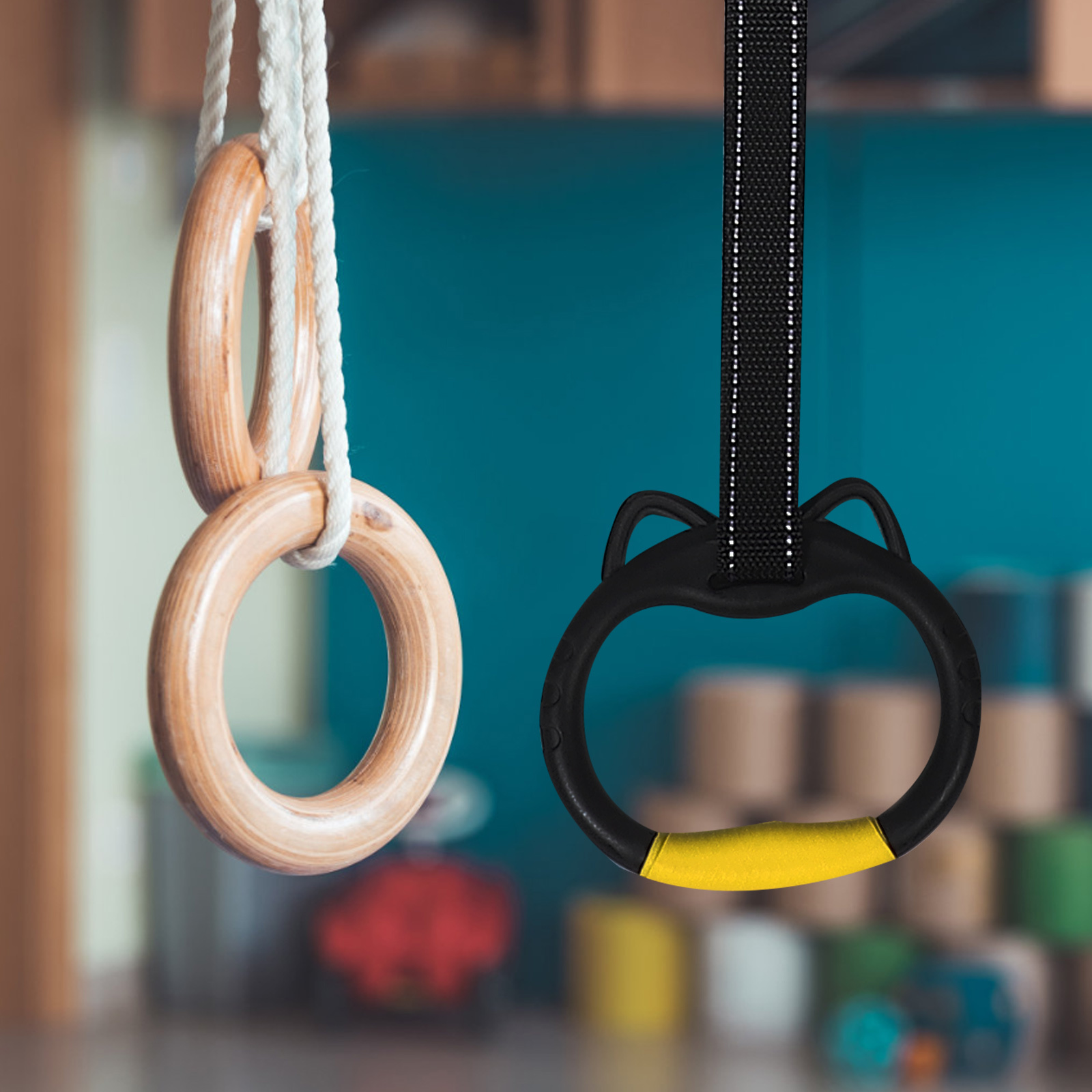 1 set 1 Set Gymnastics Rings F - Sports Equipment Suppliers ulasan dan harga