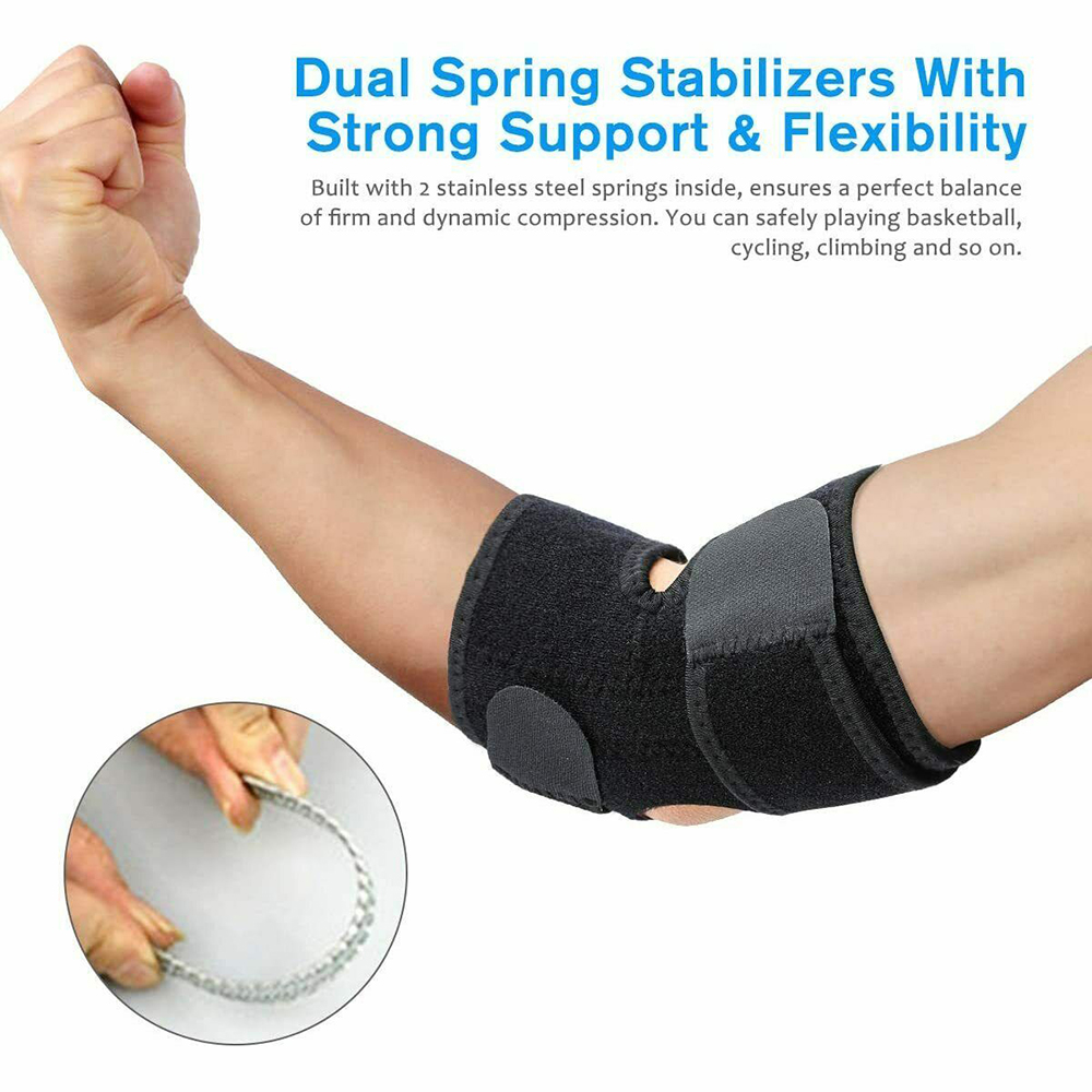 Breathable Gym Pad Adjustable  - Tennis Elbow Brace ulasan dan harga