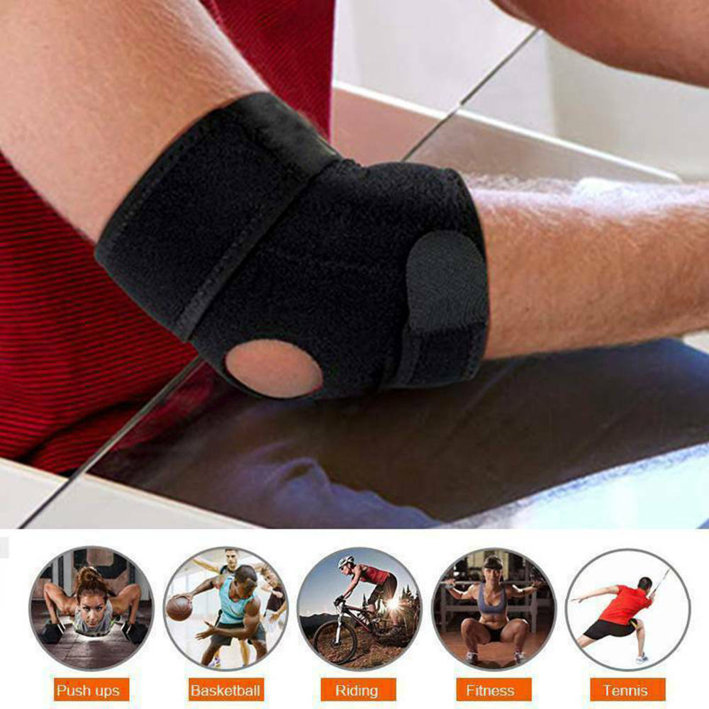 Breathable Gym Pad Adjustable  - Tennis Elbow Brace ulasan dan harga