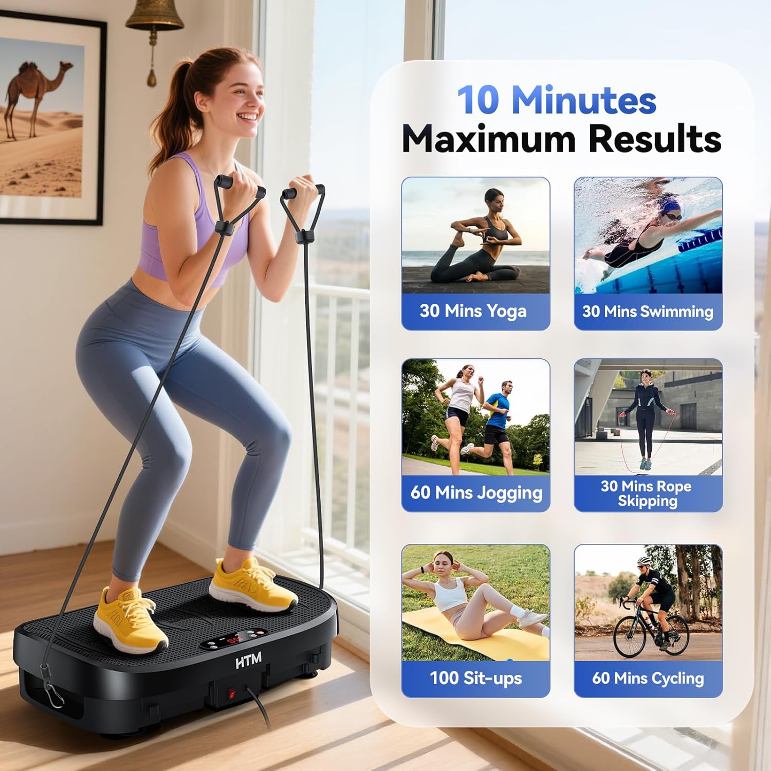 Vibration Plate Fat Burning Fi - Sports Equipment Suppliers ulasan dan harga