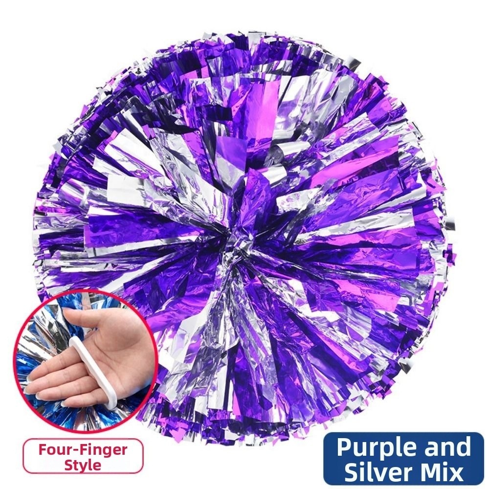 30cm Game Pom Poms Multicolors - Cheerleading Pom Pom ulasan dan harga