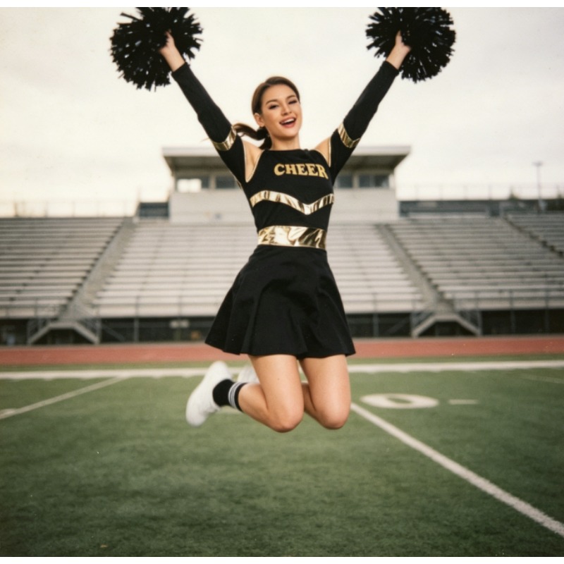 European American Cheerleader  - Cheerleading Pom Pom ulasan dan harga