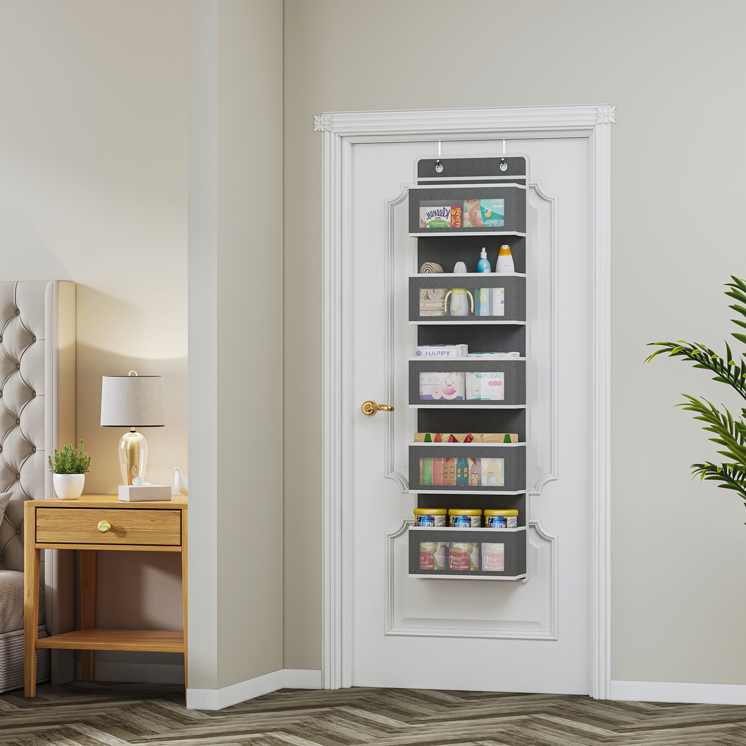 5-Shelf Hanging Storage Organi - Sports Equipment Cabinet ulasan dan harga