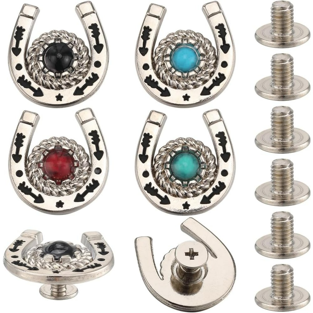 1 Box 8 Sets Horseshoe Screw B - Horseshoe Game Set ulasan dan harga