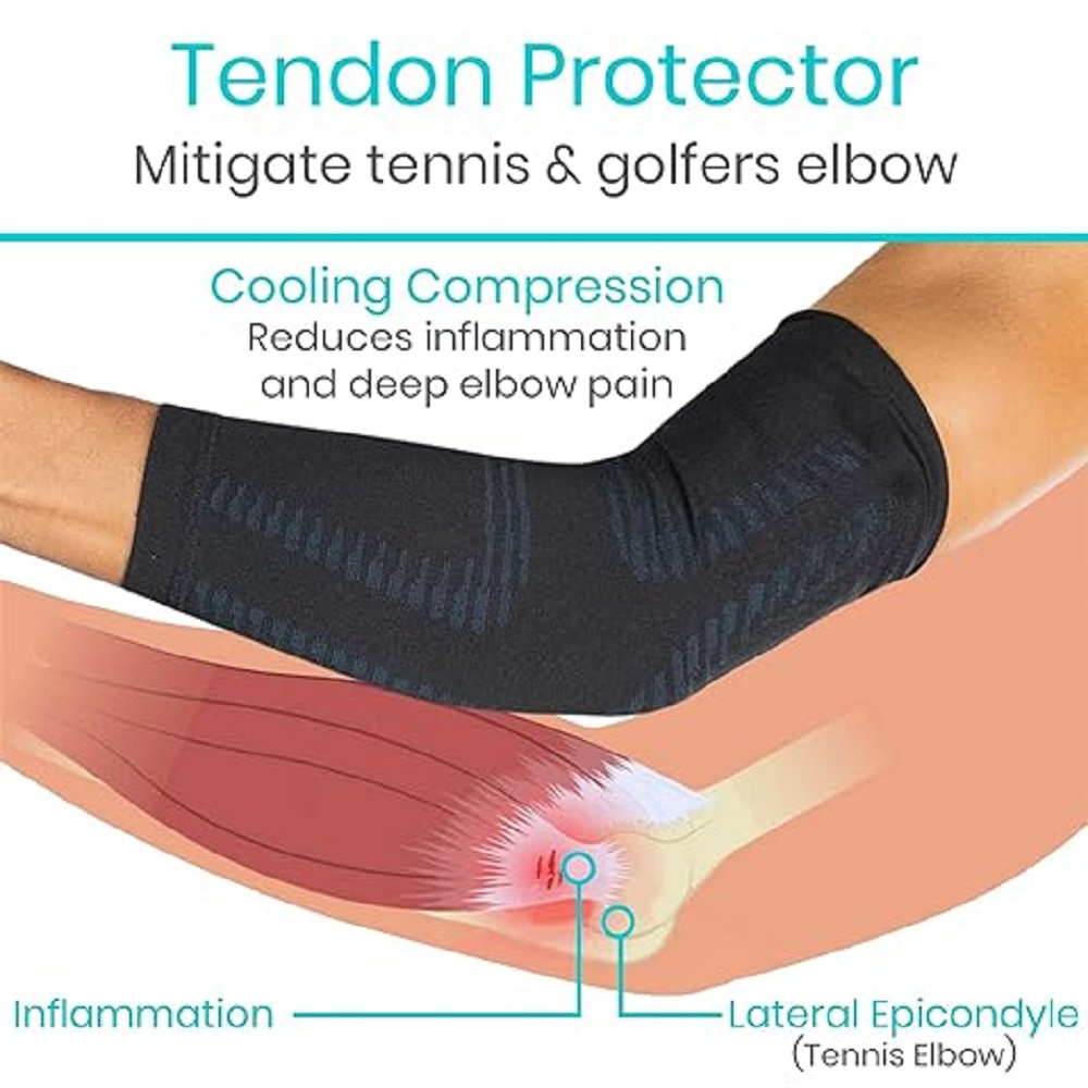 1Pcs Elastic Elbow Brace Full  - Tennis Elbow Brace ulasan dan harga