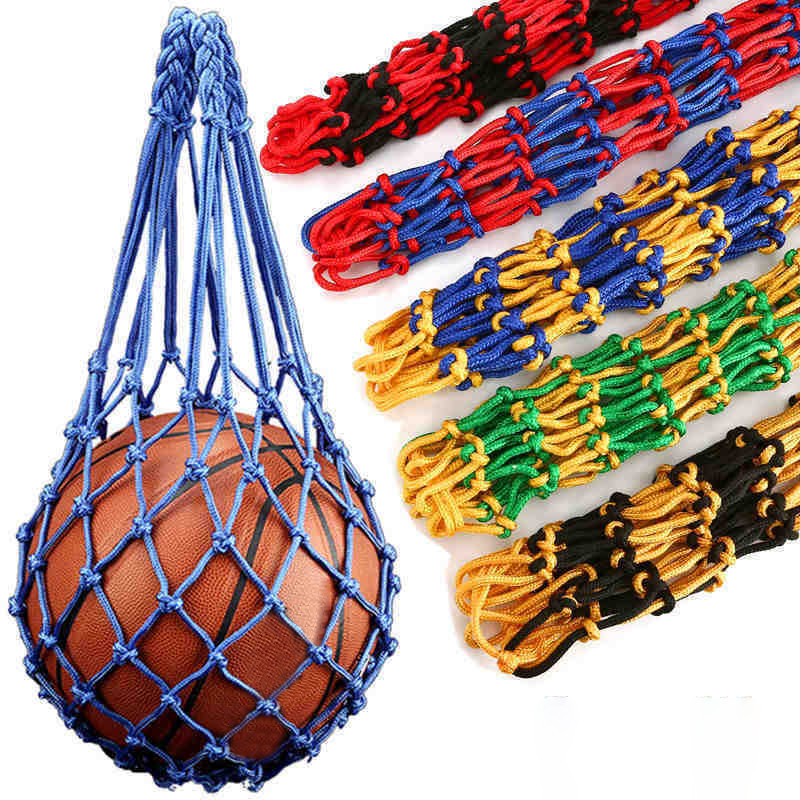 Football Net Bag Nylon Bold St - Sports Equipment Outdoor Storage ulasan dan harga