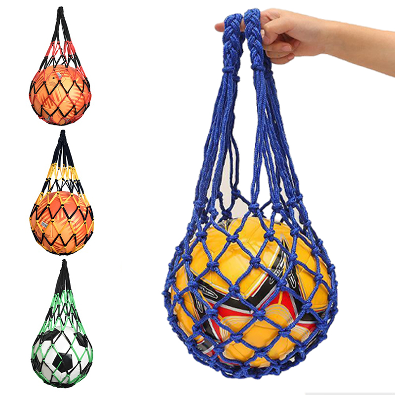 Football Net Bag Nylon Bold St - Sports Equipment Outdoor Storage ulasan dan harga