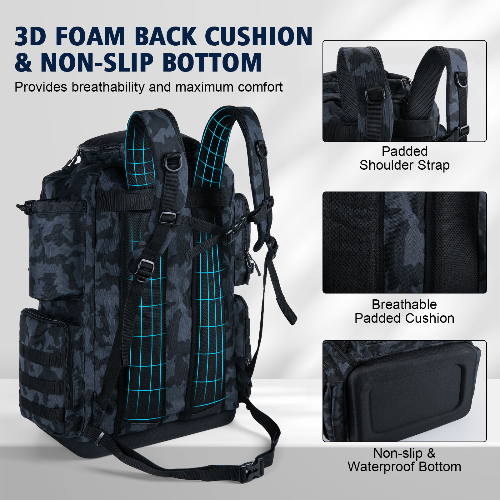 Goture 55*36*28cm Multifunctio - Sports Equipment Outdoor Storage ulasan dan harga
