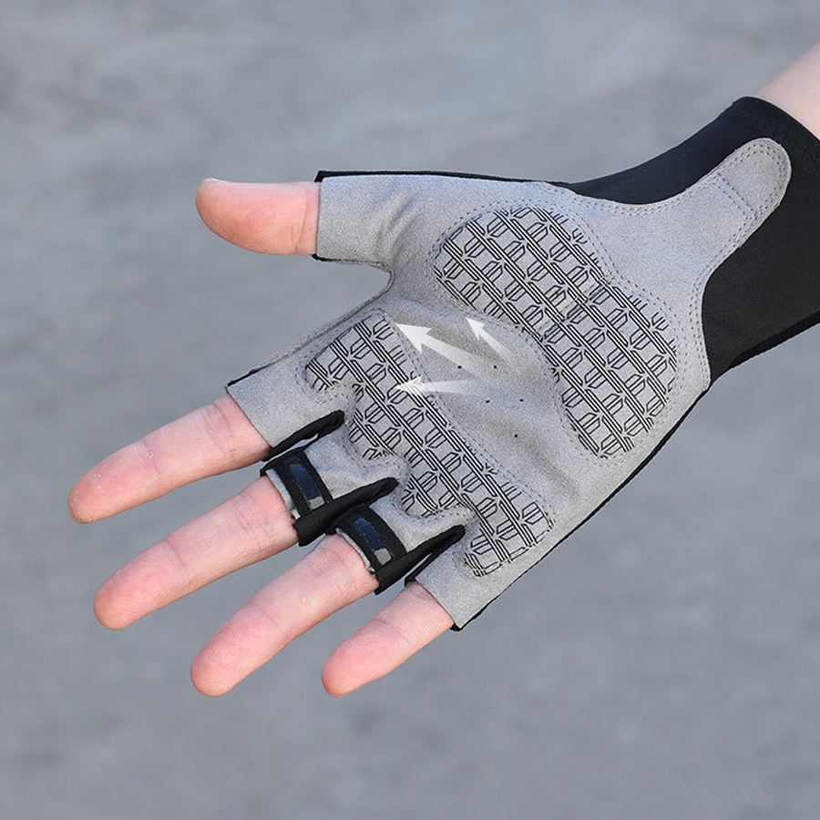 New Team cycling Gloves Half F - Name Sports Equipment ulasan dan harga