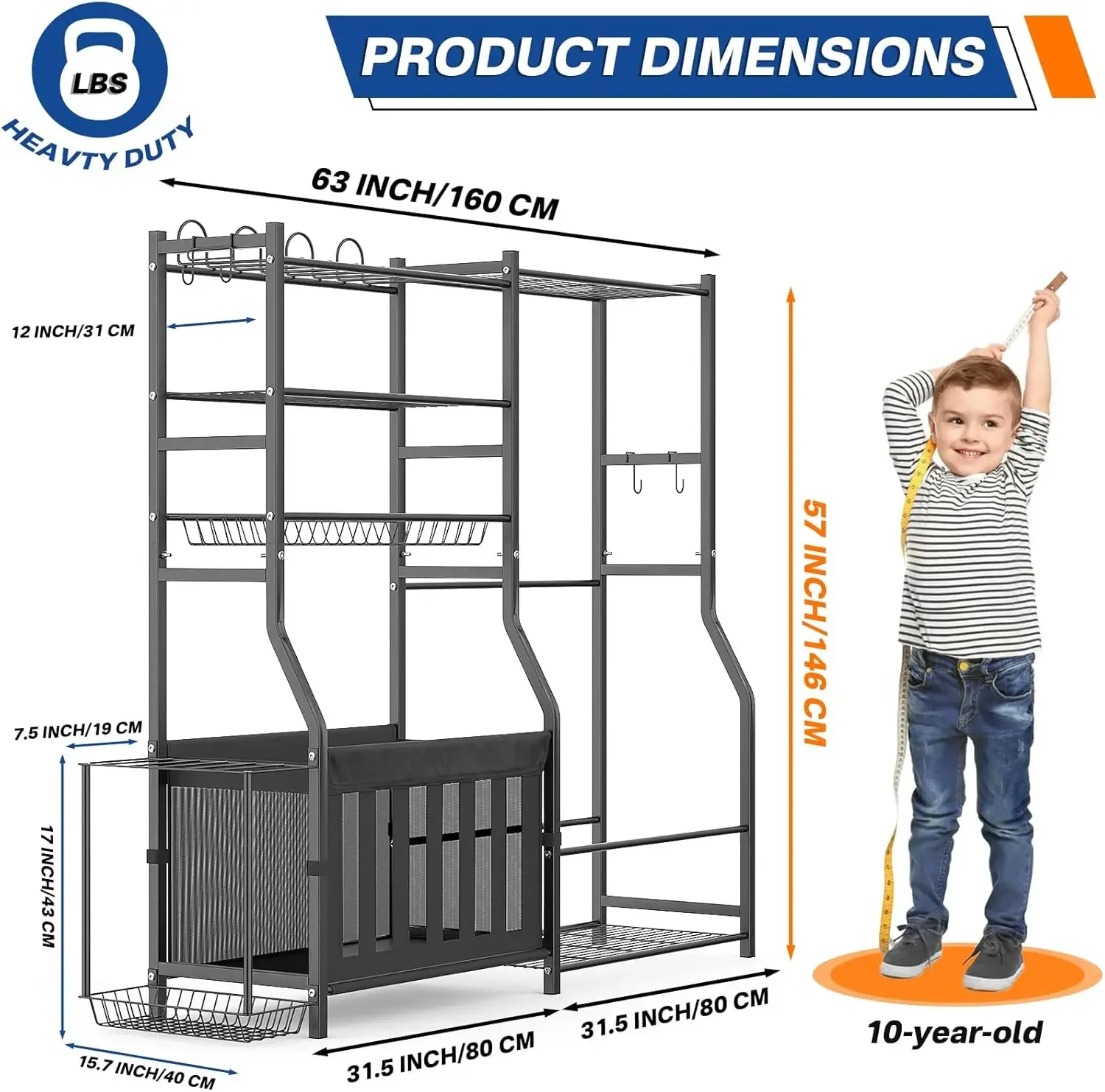 Heavy Duty Garage Sports Equip - Sports Equipment Organizer Rack ulasan dan harga