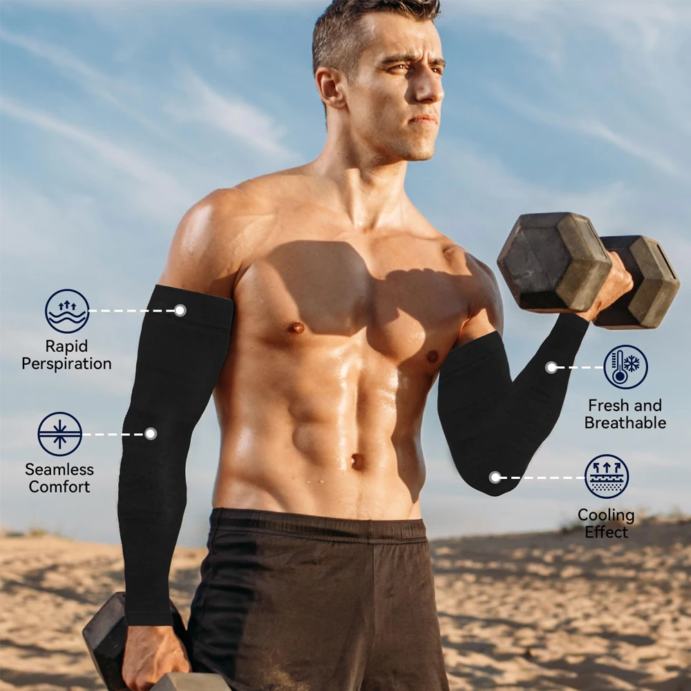 1Pair Compression Arm Sleeves, - Tennis Elbow Brace ulasan dan harga
